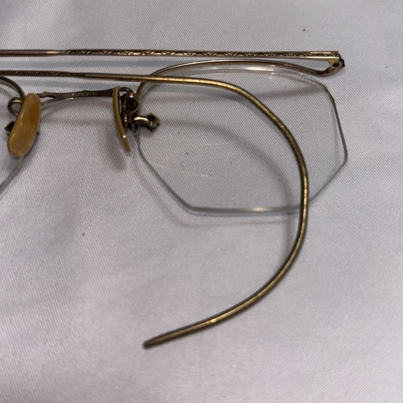 Vintage Numont Ful-Vue 12K GF Hexagon Shaped Eyeglasses Spectacles - Picture 11 of 16